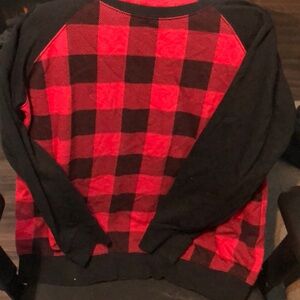 Torrid Size 2 Plaid Sweatshirt. Like new!!